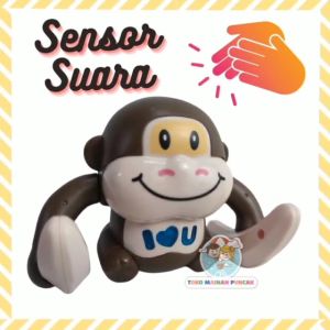 Mainan Monyet Jugkir Balik ROLLING MONKEY Bear Mainan Balita Lucu