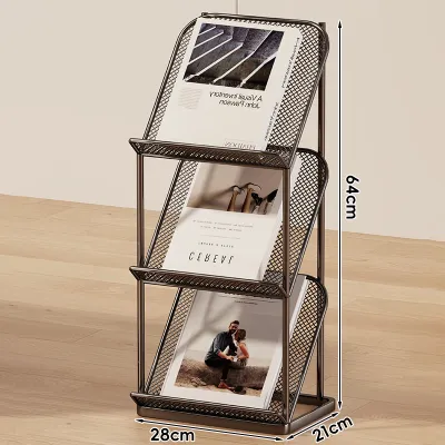 LINJIAXIAOZI | Easy-to-Place Multi-Layer Book Newspaper Display Rack