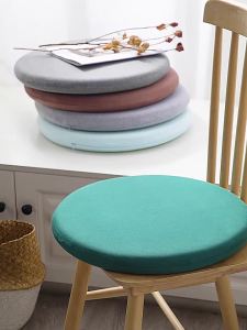 Memory Foam Seat Cushion Anti-Slip Soft Solid Round Floor Seat Futon Office Chair Pad Bar Seat Stool Cushions 30/35/40cm