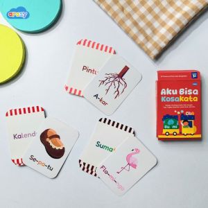 Family Sensory Flashcard Aku Bisa Semua Arasy - Flashcard - Bundling - satuan - Flashcard Anak Super Lengkap