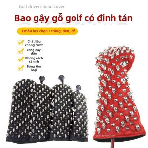 Bao Che Cây Gậy Golf Hình Sọ và Đinh Ốc Bạc