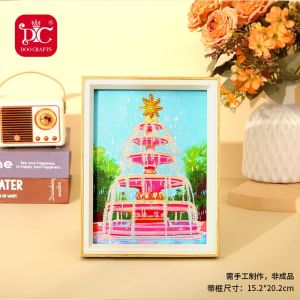 Túi Đựng Đồ Thủ Công DIY Bằng Vải Cotton Pha Trộn Họa Tiết Ngọc Trai Mới 2025 Dành Cho Học Sinh Và Trẻ Em