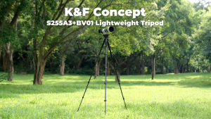 K&F CONCEPT 1.9m Lightweight Camera Tripod with Remote and 2-in-1 Phone Holder for Live Stream/Vlog