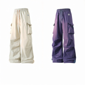 izzue | American Style Icy Silk Workwear Summer Straight Pants