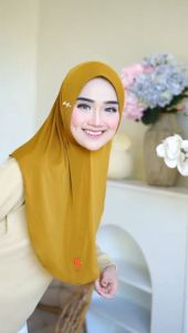 Jilbab Instan Bergo Sport Size L Bahan Jersey By Daura Gama