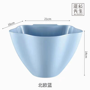 Small Size Kitchen Wall-Mounted Trash Can Cover-Free JOJOS L. PD. Mr. Grocery Home Use Garbage Bin for Oil And Rice