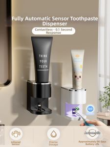 Huiye | Automatic Sensing Toothpaste Dispenser Integrated Shelf Mount