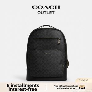 Coach | Vintage Floral Mens Backpack Large Capacity