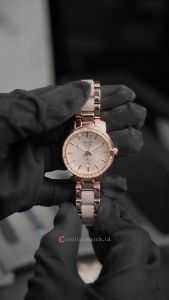 Jam Tangan Wanita Alexandre Christie Passion AC 2B23 LDBRGRGGR Gold Dial Dual Tone Stainless Steel Strap