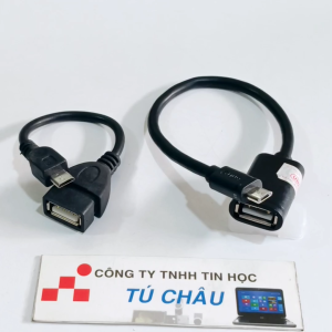 Cáp OTG Micro USB / Đoạn dây 12Cm (Loại thường)