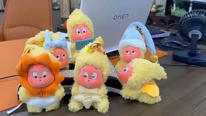 【100%Official】We are Twinkle Twinkle Series Plush Pendant Keychain Goodnight Twinkle Twinkle Little Yawn Little Sun Little Happiness
