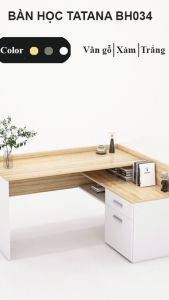 FREESHIP HCM - Bàn Học Bàn Làm Việc Góc Tatana BH034 – có thiết kế theo yêu cầu khách hàng