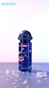 ECENTIO Exclusive 550ml Botol Anak BPA FREE Dengan Sedotan Tahan Panas hingga 90℃ Seri Disney