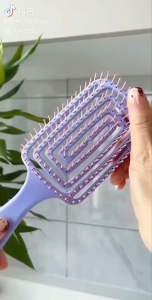 EASY SHOP Massage Round Comb Air Cushion Anti Tangle Hair Brush Curly Hair Dry Wet