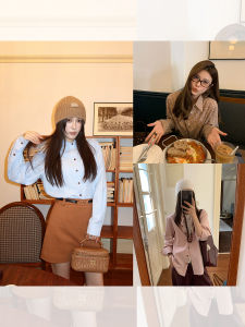 Intelligent Commuter Shirt Color Woven Chinese Cotton Silk Blend Long Sleeve Business Shirt Straight Cut Modern Tailoring