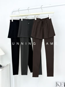 Fleece Lined Yoga Pants Womens Autumn Winter Outerwear Warm Pilates Sports Tight Skirt Pants Pocket Fitness Long Trousers