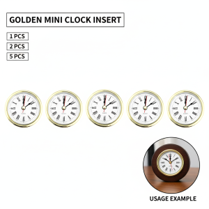 65mm Classic Iron Clock DIY Crafts Quartz Movement round Clock Head Insert Roman Numerals Furniture Decor Accessories
