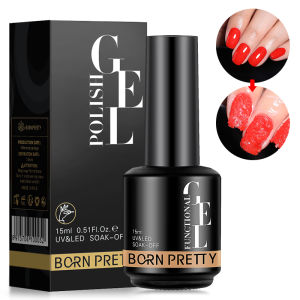 BORN PRETTY 1 Bottle 15ml Nail UV Gel Remover Function Gel Soak Off UV LED Cleaner Nail Degreaser Gel