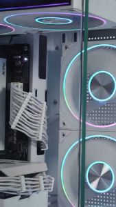 Jungle Leopard Transwarp Black / White 5V ARGB 3Pin PWM 4Pin 12CM Casing Fan