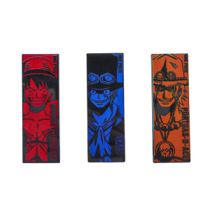 Bandai | Bộ Ghim Cài Áo Anime One Piece - Monkey D. Luffy Portgas·D· Ace & Sabo Ghim Cài Áo Kawaii Dành Cho Ba Lô Và Áo Khoác