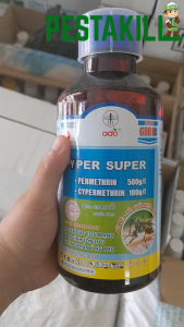 Cyper Super 600EC (1 Lít) – Thuốc diệt muỗi & côn trùng trong y tế và gia dụng – Á Đông