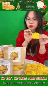 DRIED MANGO WITH SALT AND CHILI Dried Mango Salt Chili Spicy & Sour Snack 100gr/250gr/ 500gr