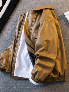 LIIEN NOOS | Cleanfit Vintage Brown PU Jacket