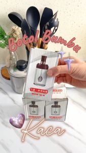 KAMJE Wadah Botol Toples Tempat Bumbu Dapur Kaca Kopi Gula Garam Saus Saos Kecap Unik Aesthetic