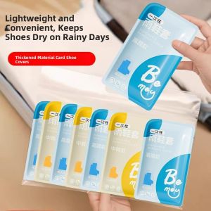 MONLEYTA | Disposable Thickened Rain Boot Covers Waterproof Non-Slip For Children Adults Students Outdoor Wear For Rainy Days