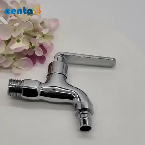 Vòi nước vòi hồ chất liệu đồng thau mạ crom sáng bóng cao cấp sang trọng phi 21