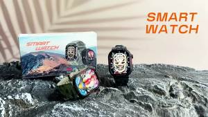 Smartwatch 3 Anti-Ip68 Waterproof Mens Outdoor 2.02 Inch 120+ Multi-Motion Mode Pressure Detection For Android Ios