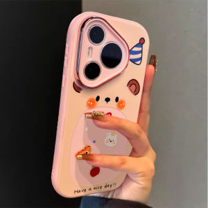 Sup&LV | Cute Cartoon Silicone Phone Case For Huawei Pura70 Pro New Model Full Lens Protection Shockproof Protective Cover Female Style