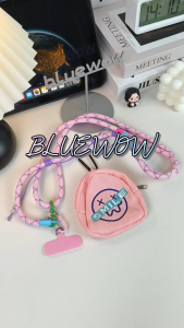 BlueWow Tali Gantungan Ponsel Pendek Portabel Gantung Pergelangan Tangan Panjang Gantung Tali Leher Rantai Belakang Casing Ponsel Universal