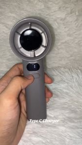 O.SHINE M11 Portable Infinite Turbo Variable Speed Handheld/Desktop Fan Rechargeable LED Digital Display Fan Mobile Protection Usb