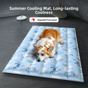 MONLEYTA | Pet Cooling Mat Dog Summer Cool Pad Cat Ice Bed Sleeping Mat Ground Mat Temperature Reducing Products Summer Ice Nest