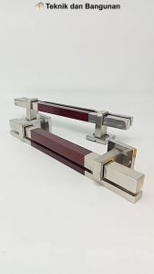 Handel Pintu Rumah Pull Handle Tarikan Pintu Mahoni 33cm MU0014