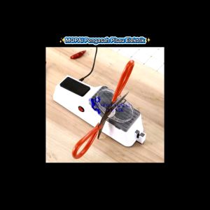 MOPAI Pengasah Pisau Elektrik Knife Sharpener - JJ-1 - White