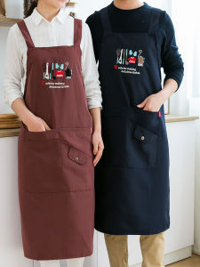 Tạp Dề Dài Phong Cách Hàn Quốc Mẫu Mới Tạp Dề Làm Móng Cửa Hàng Trà Sữa Quán Ăn Cà Phê Cửa Hàng Hoa Nữ Tạp Dề Nhà Bếp Nam Giới