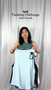 Oppa Style Shop L2130 Tanktop Olahraga Wanita Yoga Gym Fitness Dance Zumba Dri Fit