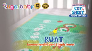 Sugar Baby Organic Healthy Cot Sheet /Perlak Karet Organik/Perlak Bayi