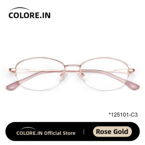 Colore.in | Face Slimming Prescription Ready Semi-rimmed Eyeglasses