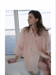 epoque de rueen | Long Staple Cotton Thin Long Sleeve Shirt