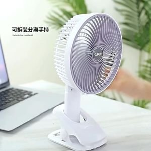 พร้อมส่งจากไทย พัดลมตั้งโต๊ะ แบบหนีบ7นิ้ว พัดลมพับได้หมุนได้ 360° การปรับความเร็วลมได้ถึง 3 ระดับ พัดลมพกพา