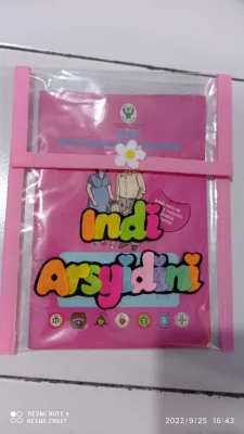 sampul /kantong bening buku KIA buku tulis