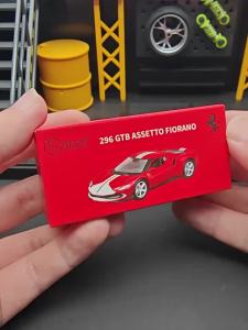 Bburago | Bburago 1:64 FERRARI 296 GTB Car Model Alloy Car Model High Fidelity Collectible Diecast Vehicle Italian Design Boy Gift Toys