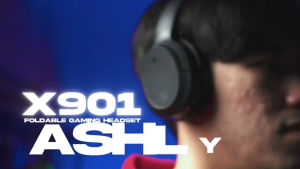 Nubwo X901 ASHLYNN Foldble Gaming Headset Bluetooth5.3 หูฟังไร้สาย เสียงดี Hi-Res Audio เล่นเกมได้ไม่ดีเลย์