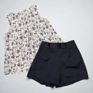 RJP Erica Top and Pocket Shorts Coords Terno Set - Floral Coordinates for Woman - OOTD Coordinates Set