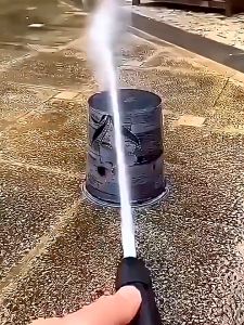 RakanKu MALAYSIA High-Pressure Water Gun Jet Water Jet Nozzle Sprinkler Nozzle Connector Garden Hose Adjustable Metal Spray Gun Water Pipe Joint 水枪喷头