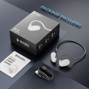 BASN Air S1 Wireless Bluetooth Earphones Sports Outdoor Running Cycling Over-Ear In-Ear Noise Reduction Long Battery Life