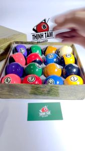 [THỊNH TÂM] Lẻ Bóng Bida Lỗ Yameiya Đen Bóng Bi-A Lẻ Số Pool Black CLB